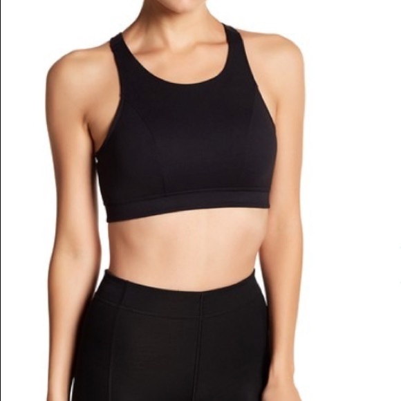 Zella Lace It Up Sports Bra racer criss cross NEW - Picture 4 of 6